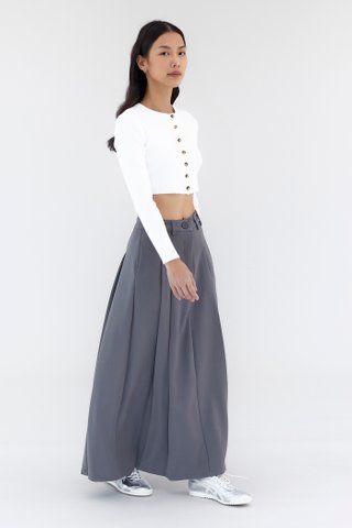 Juna Mid-Rise A-Line Skirt