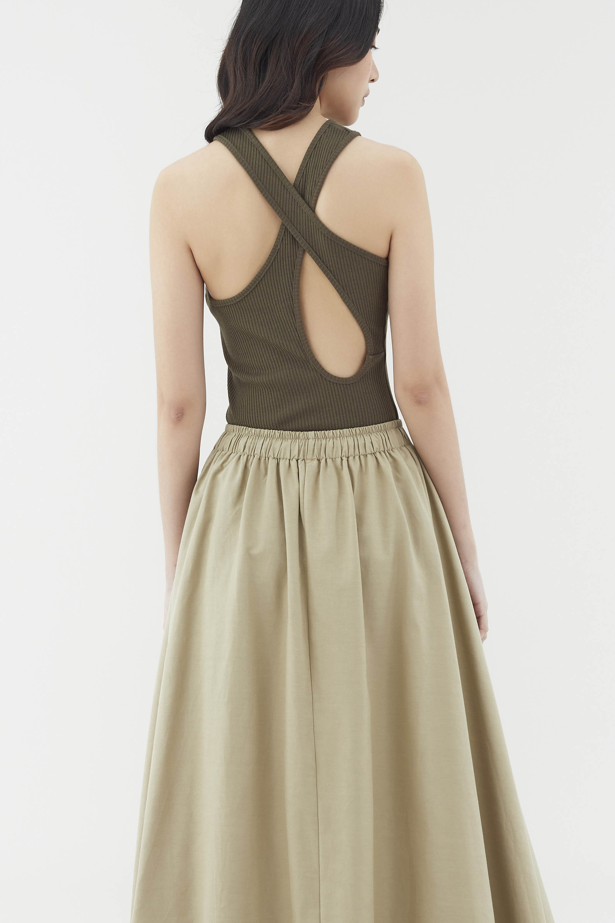 Malca Cut-Out Back Top