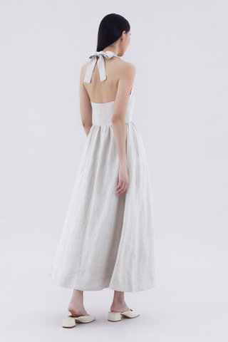 Meyla Linen Halter Dress