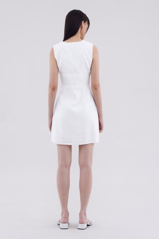 Naemi Pin-Tuck Waist Dress