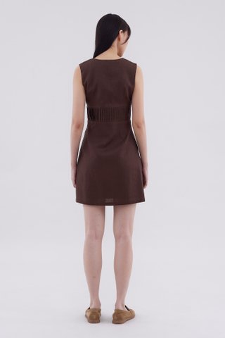 Naemi Pin-Tuck Waist Dress