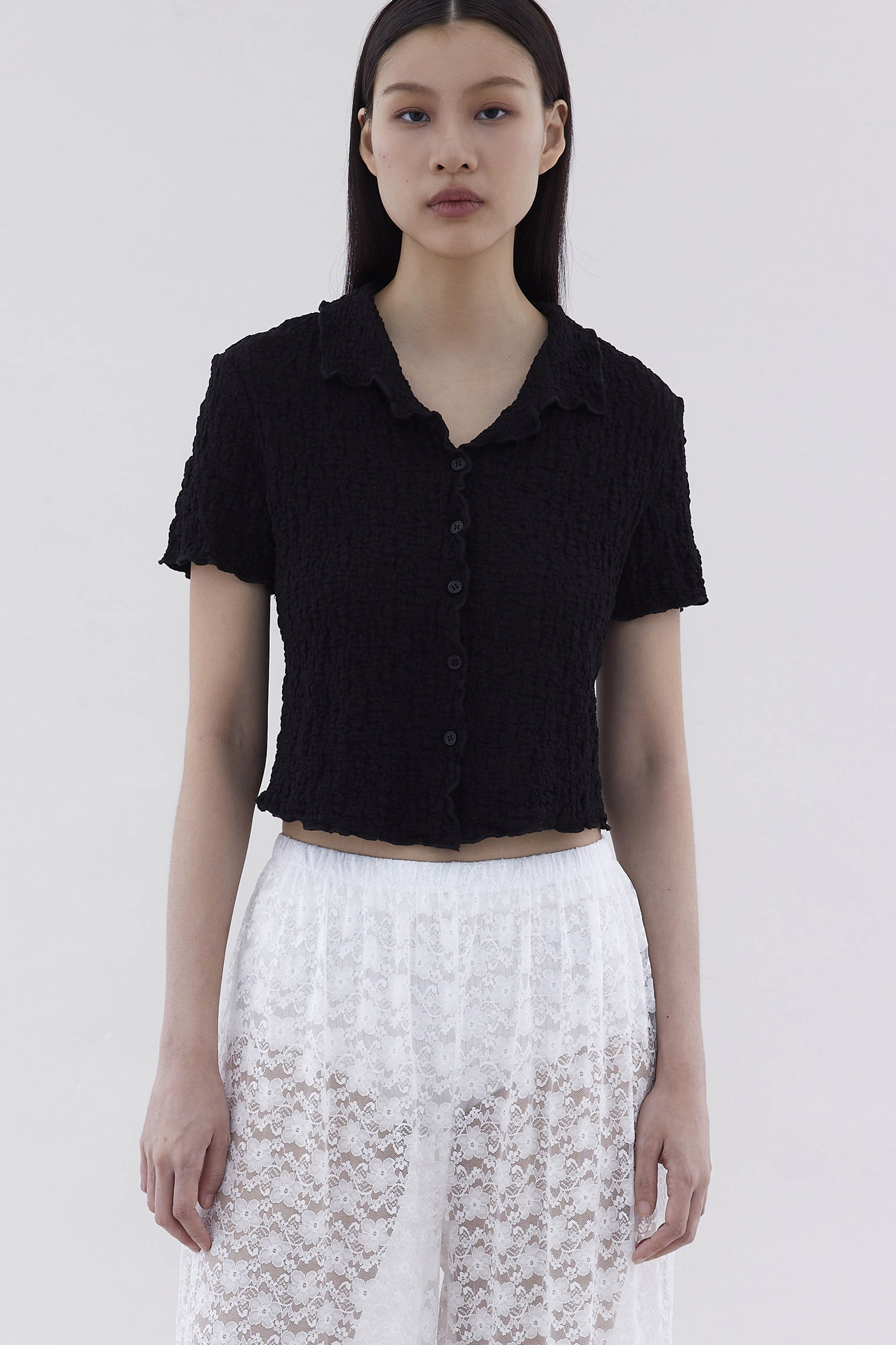 Damaris Textured Shirt