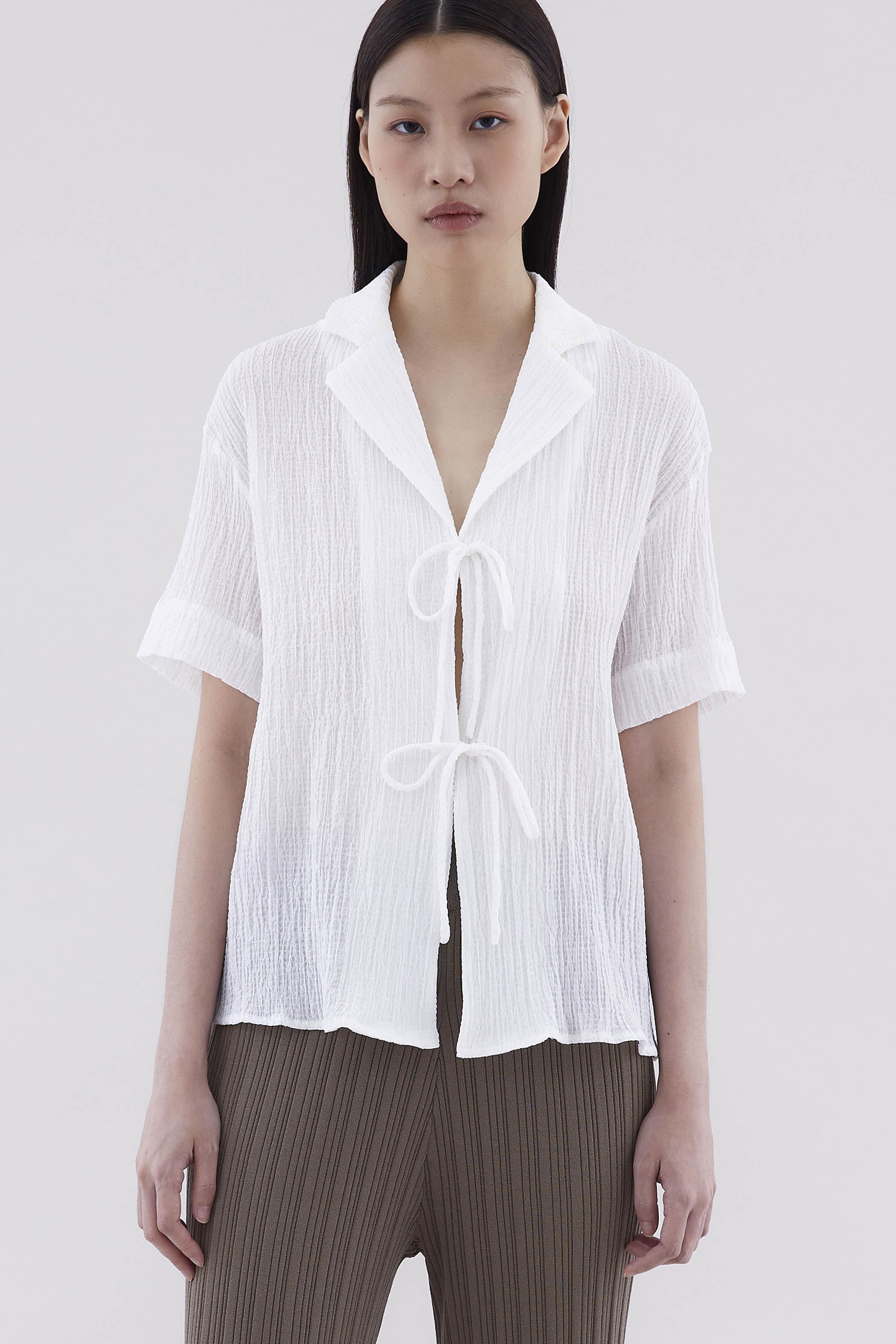 Verene Front Tie Shirt