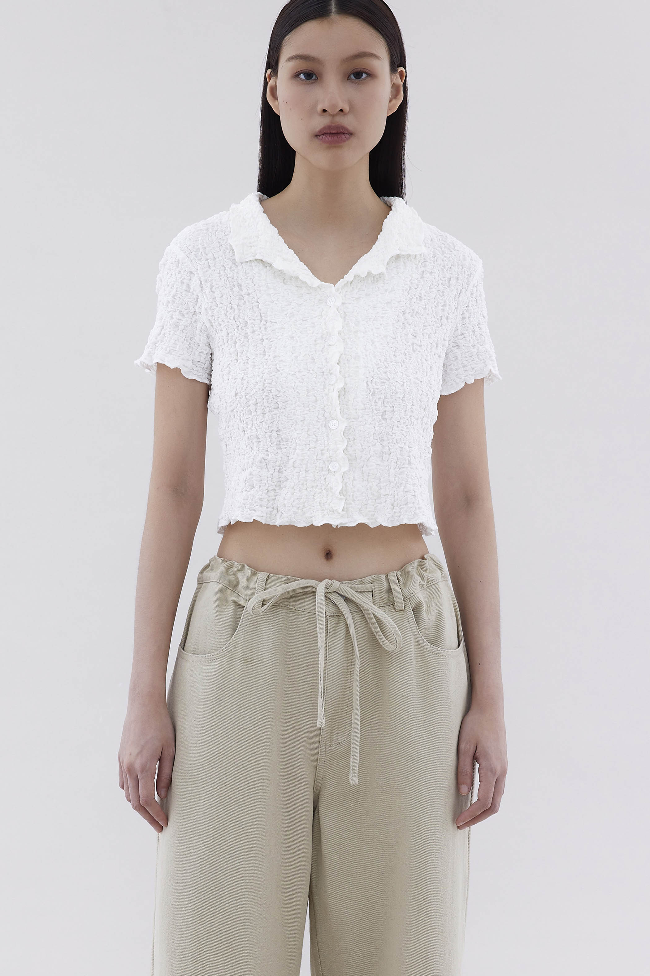 Damaris Textured Shirt