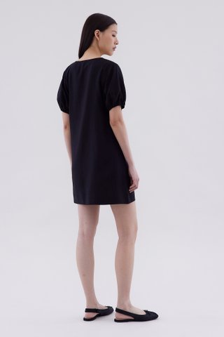 Raenale Drawstring Neck Dress