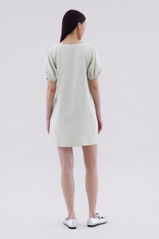 Raenale Drawstring Neck Dress