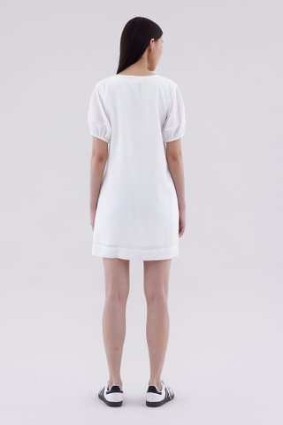 Raenale Drawstring Neck Dress