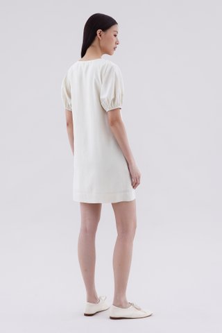 Raenale Drawstring Neck Dress