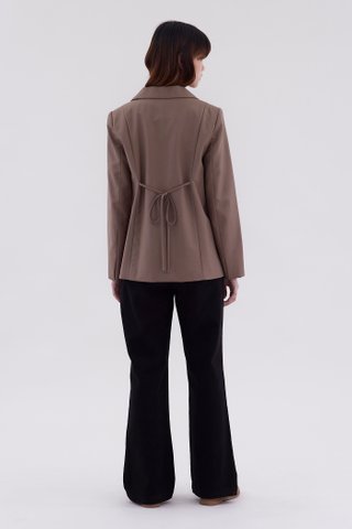 Rodelle Tie-Waist Blazer