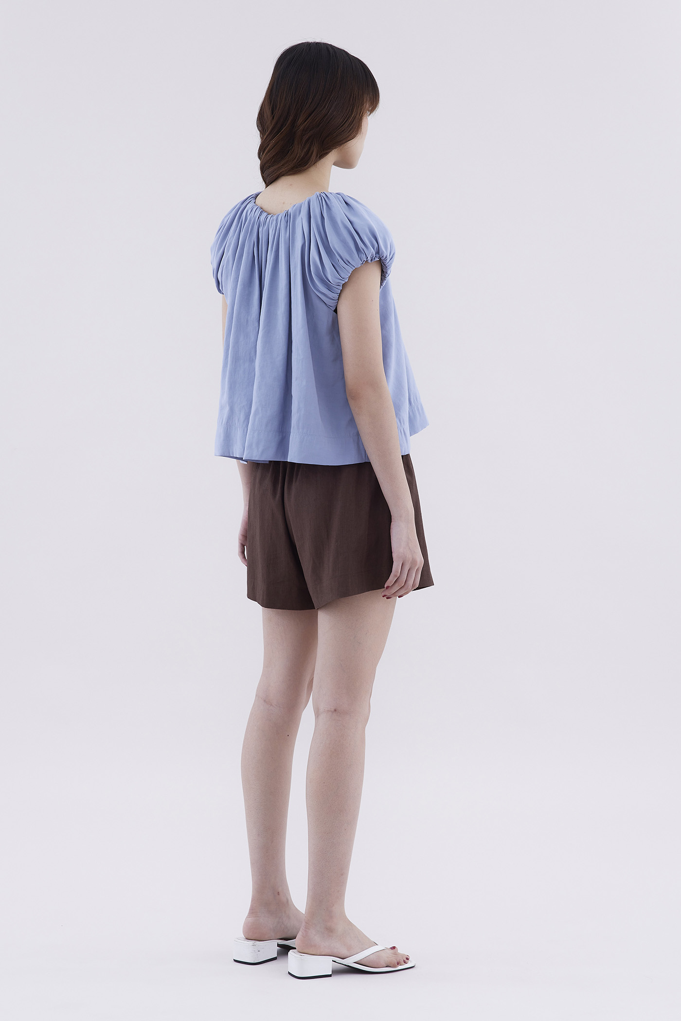 Juliena Gathered Neck Top