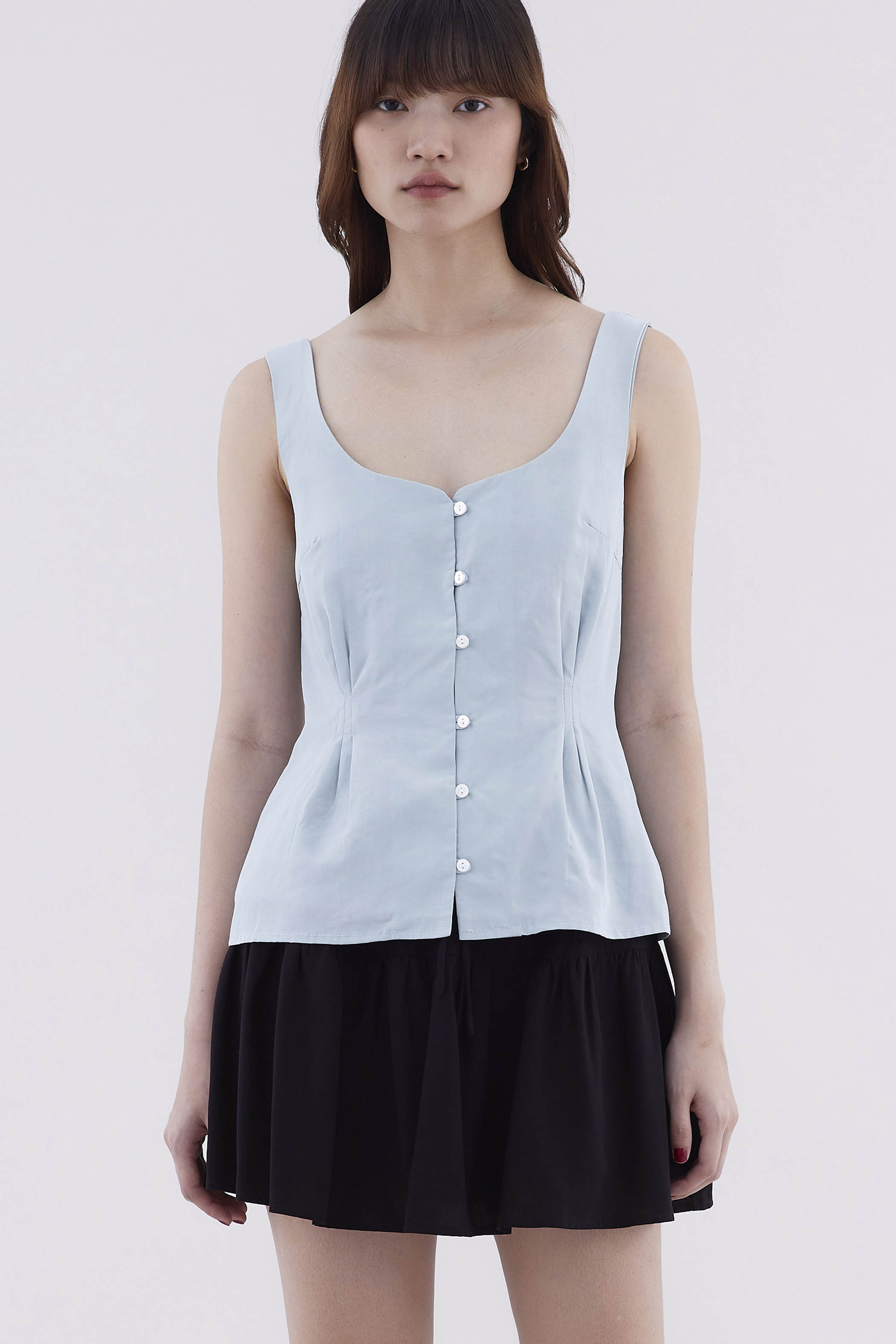 Ednary Tuck Seam Top