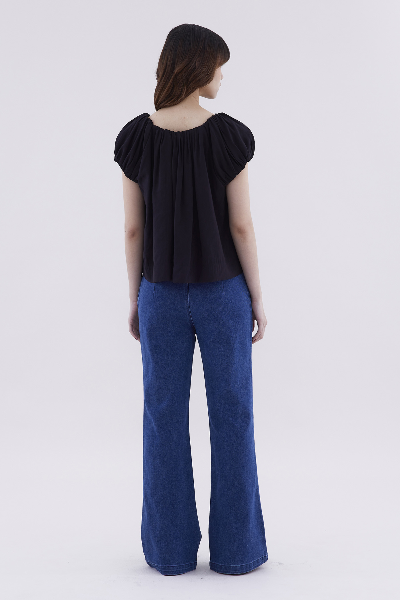 Juliena Gathered Neck Top