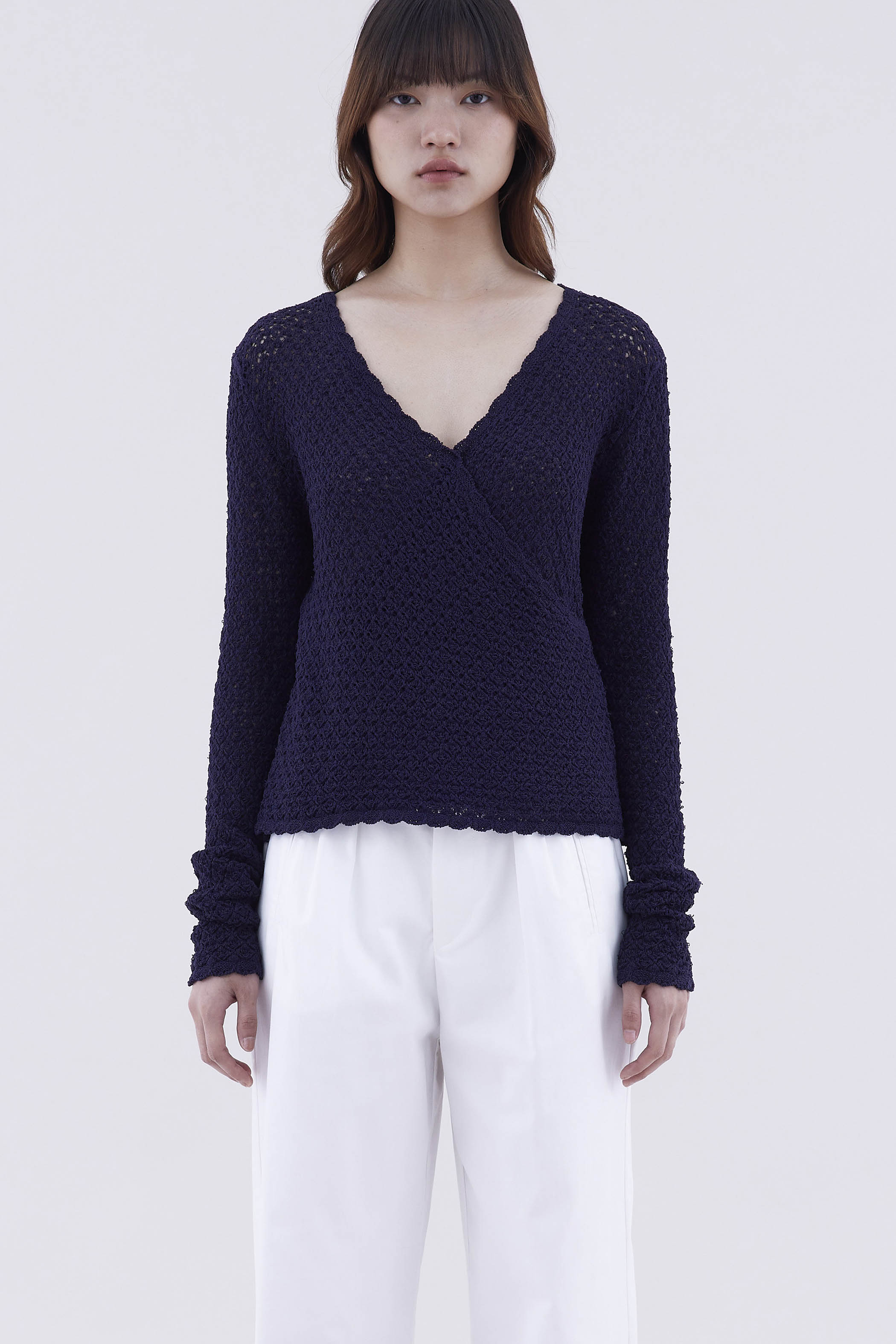 Maredith Wrap Knit Top