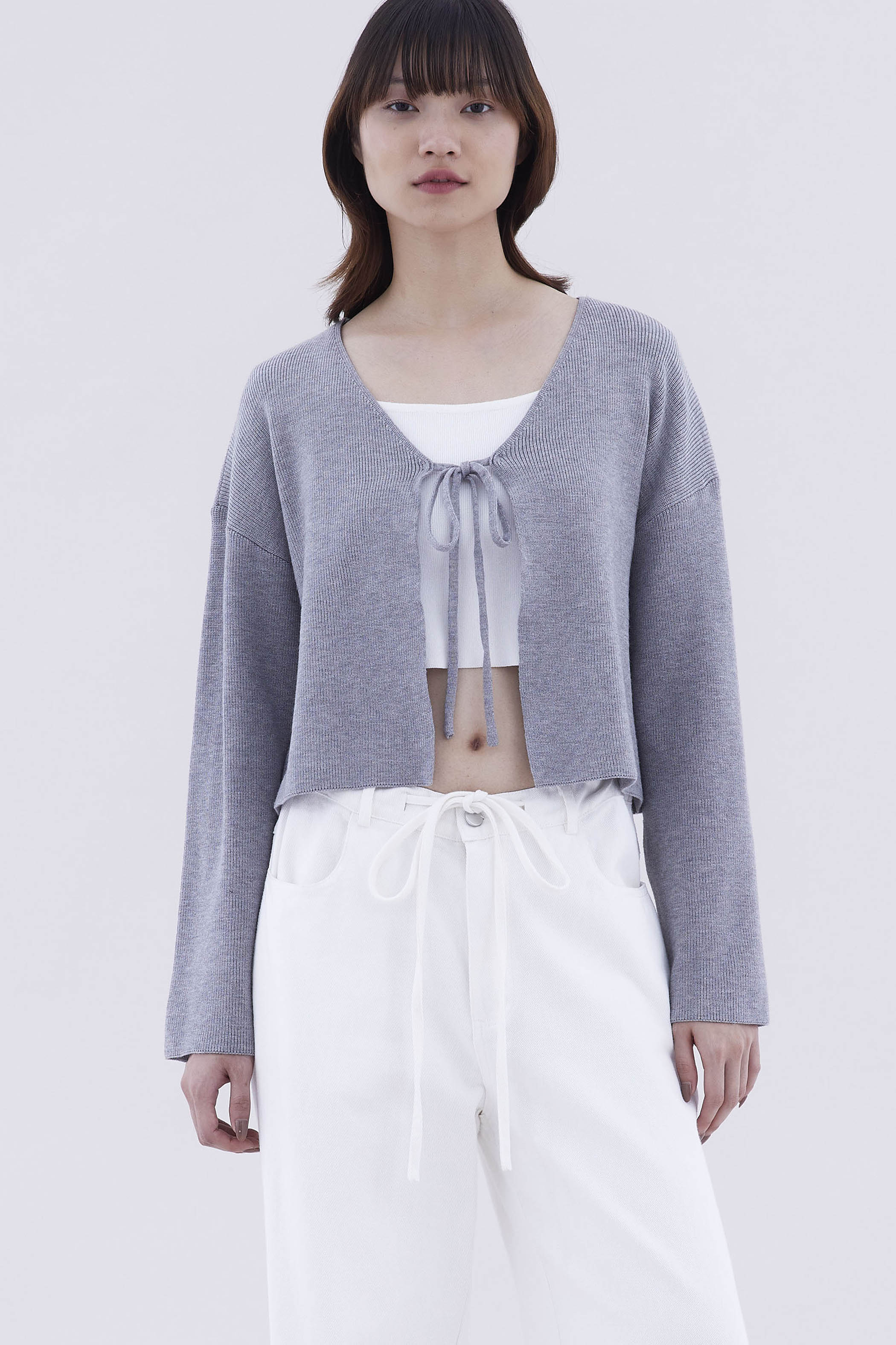 Zephy Front-Tie Relaxed Cardigan