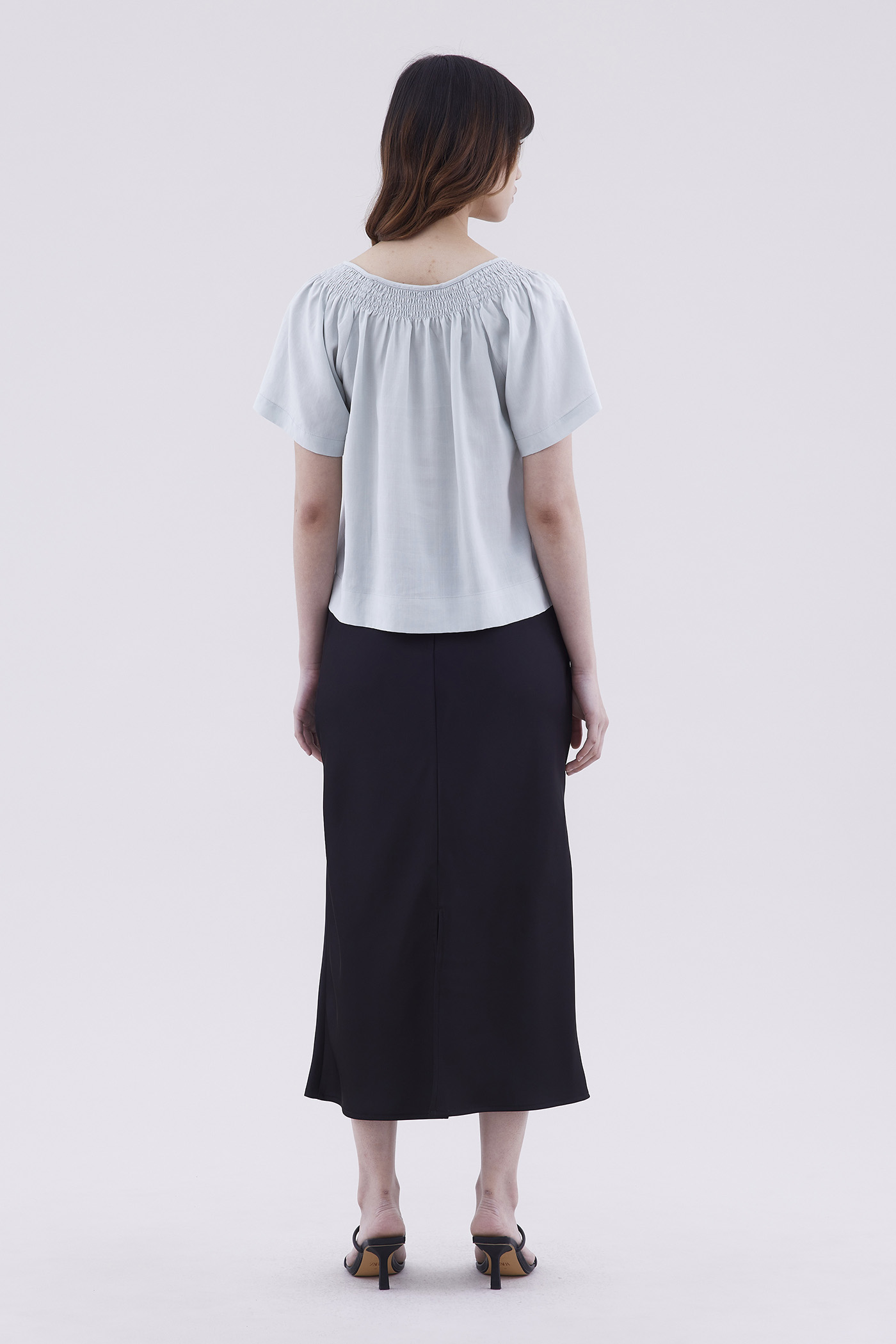 Yoana Smock-Neck Top