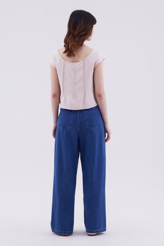 Malesha Pin-Tuck Top