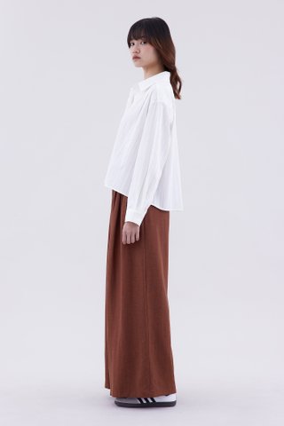 Zaire Pleated Boxy Shirt