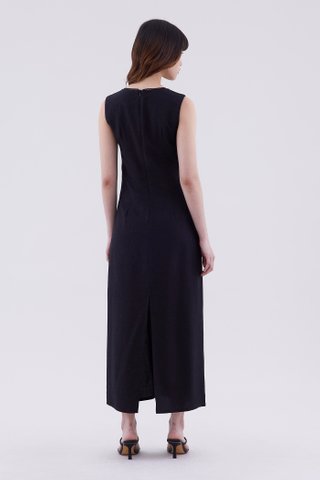 Mariem Side-Ruch Dress