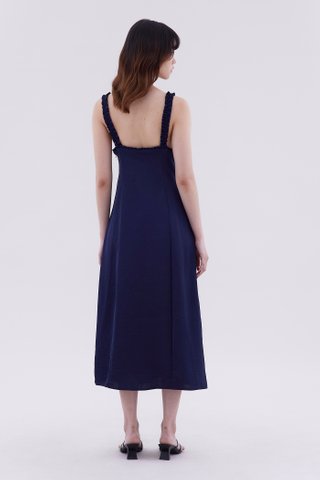 Delma Ruch-Strap Slip Dress