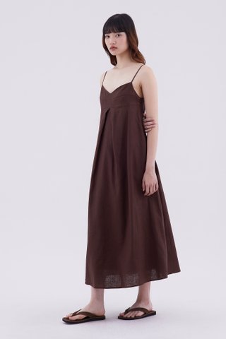 Odive Front-Pleat Dress