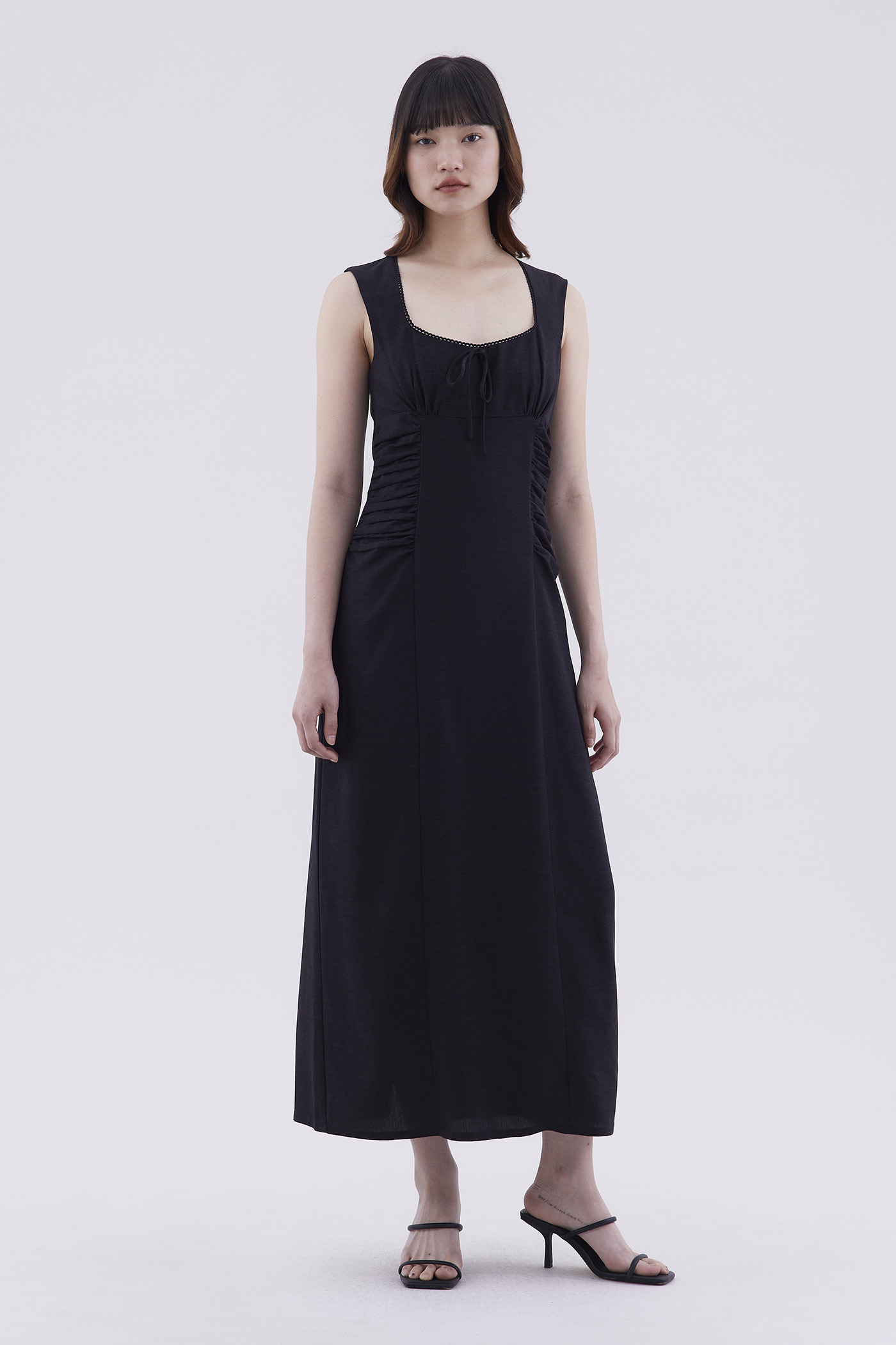 Mariem Side-Ruch Dress