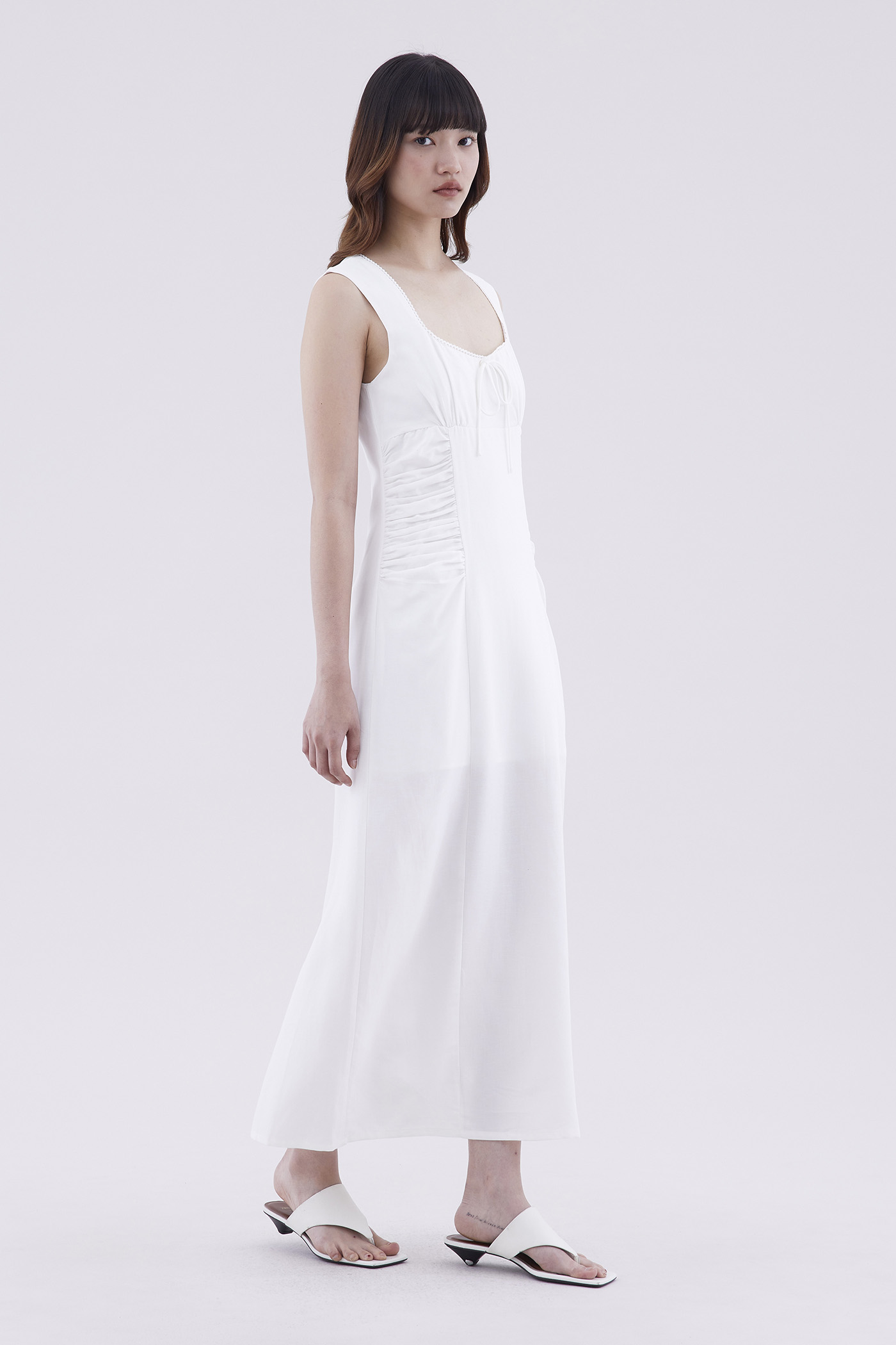 Mariem Side-Ruch Dress