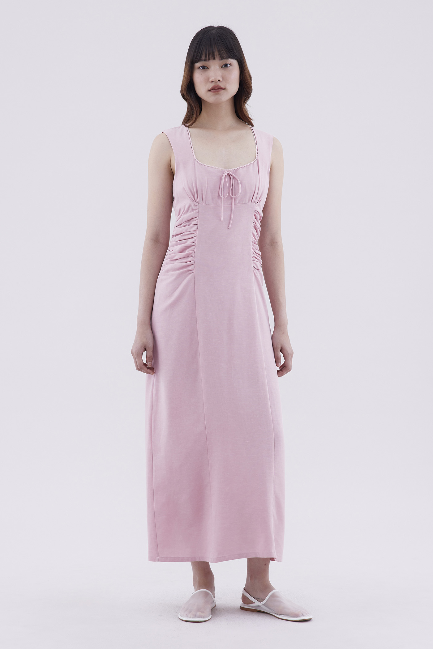 Mariem Side-Ruch Dress