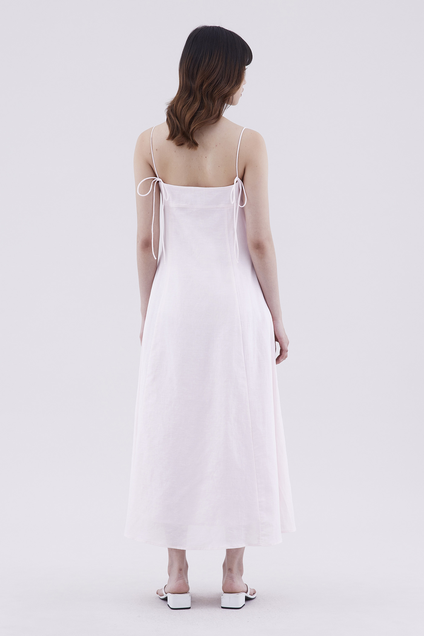 Perlette Tie-Back Dress