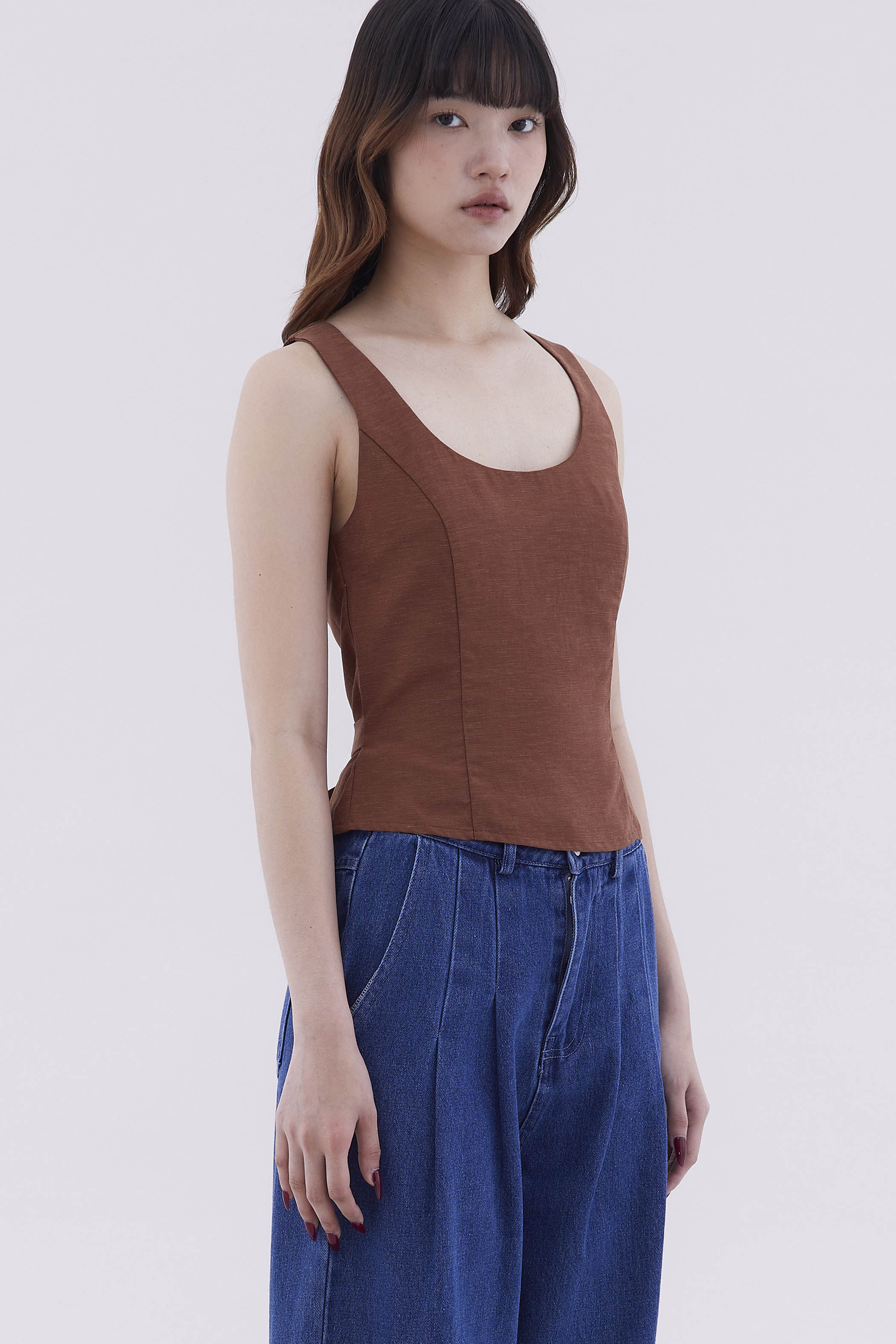 Delba Tie-Waist Top