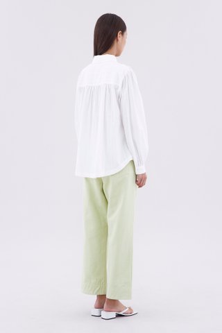 Rikeyla Gathered Oversize Shirt