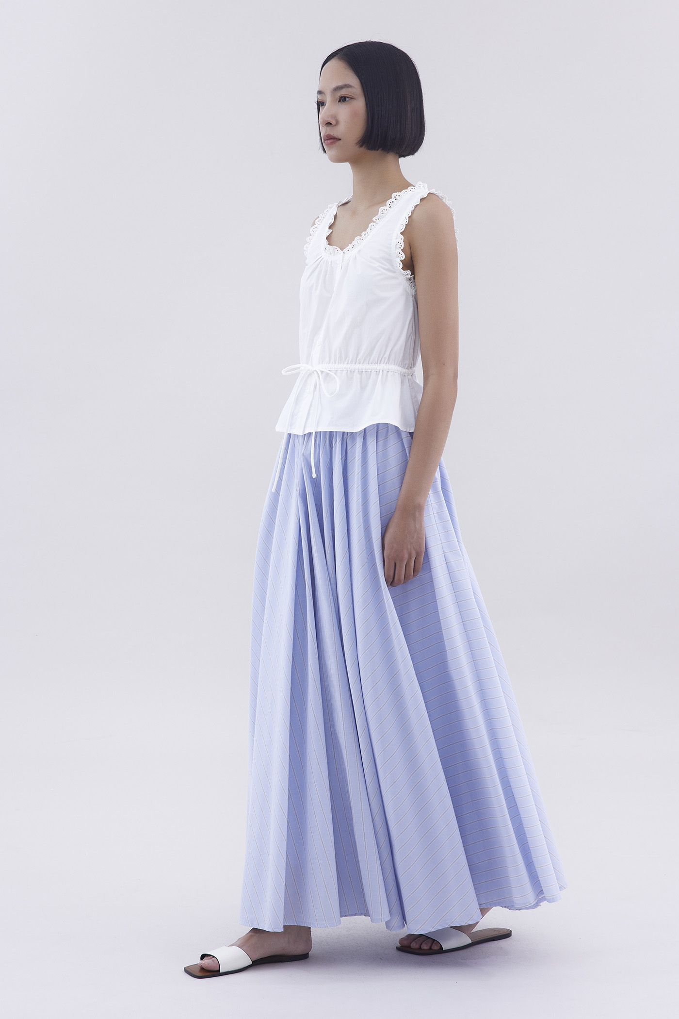 Leadow Lace-Trim Top
