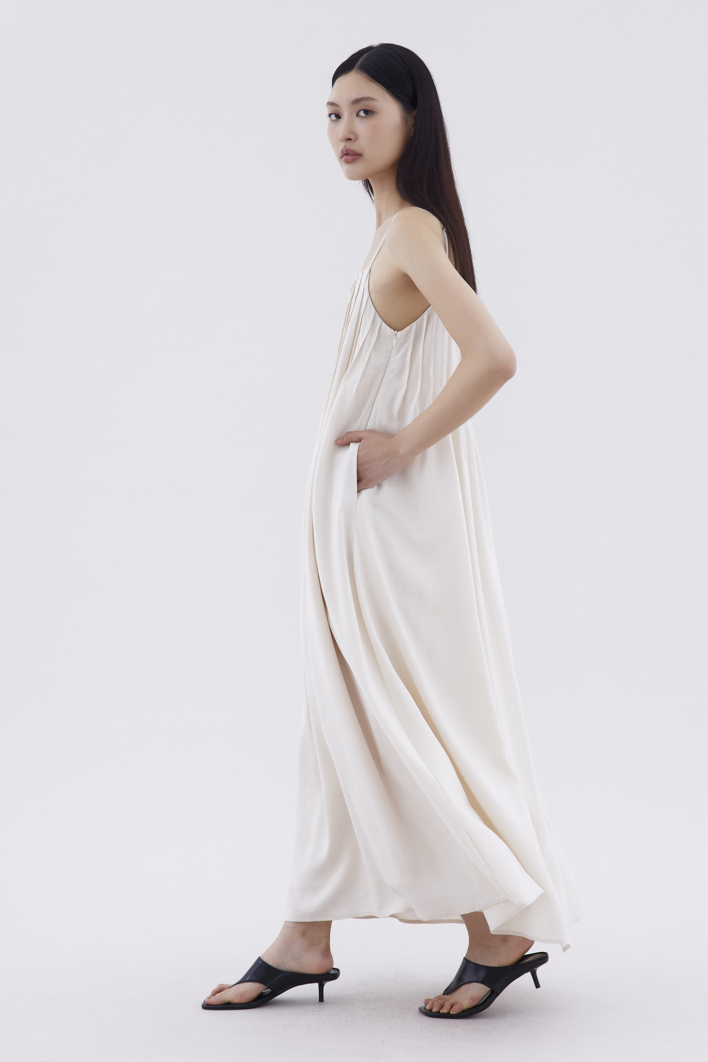 Eris Pleated Dress