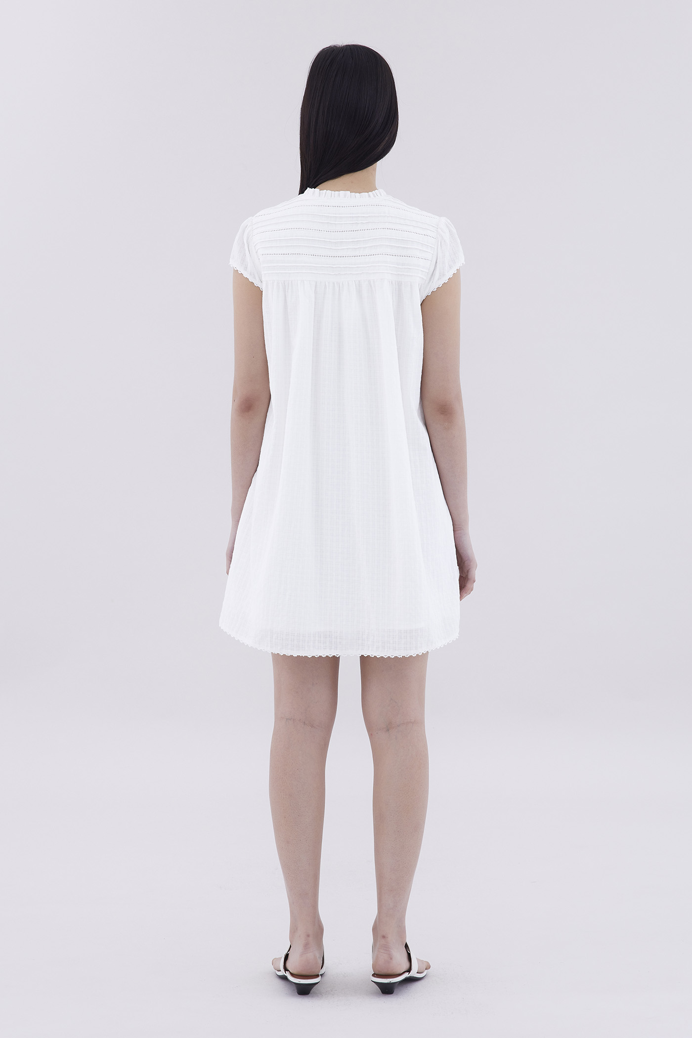 Jamela Half-Button Dress