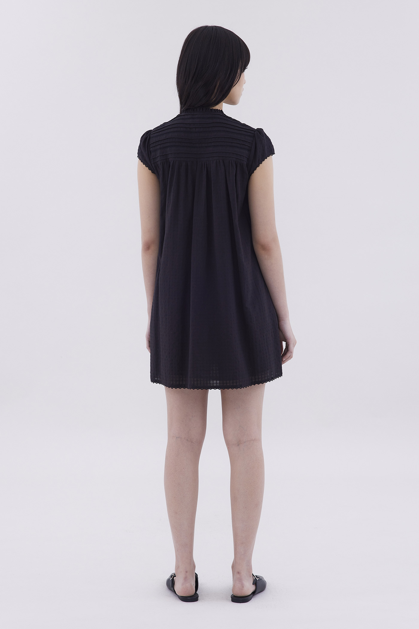 Jamela Half-Button Dress