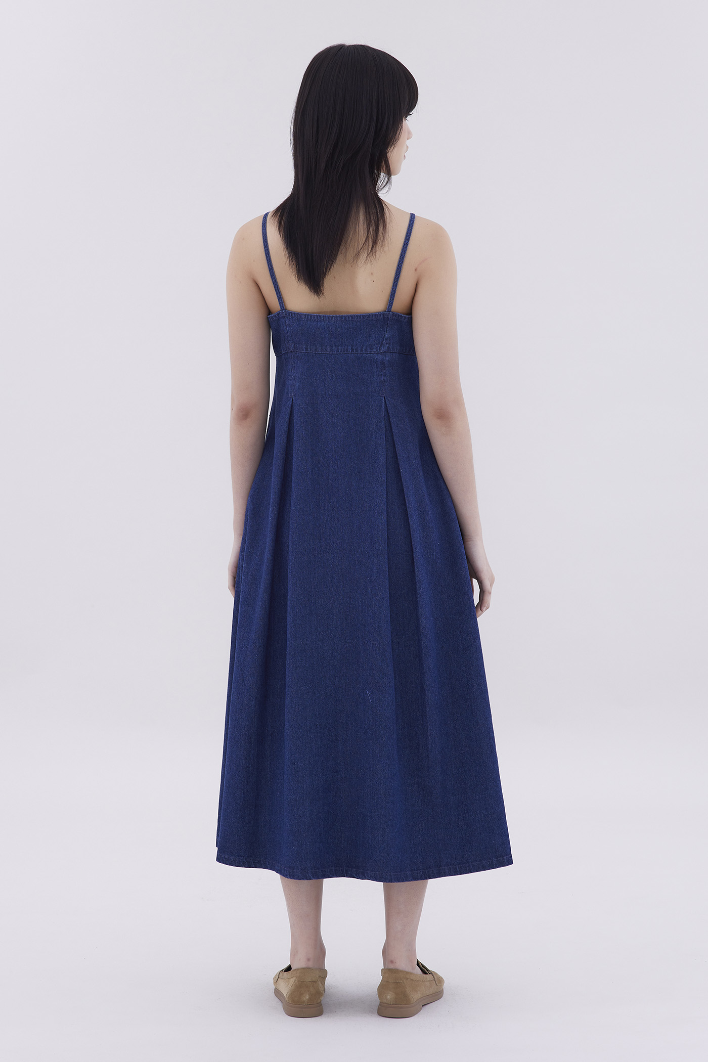 Faye Bustier Pleated Dress