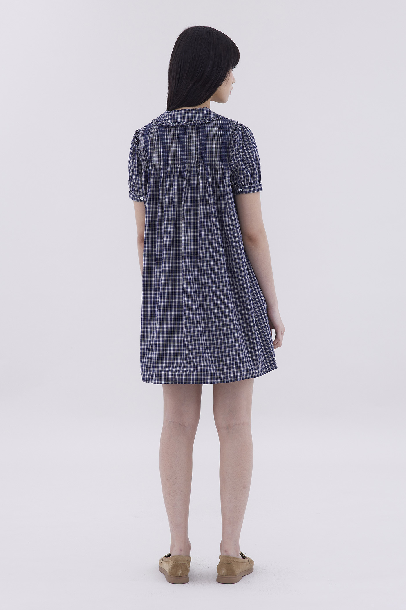 Merene Pin-Tuck Dress