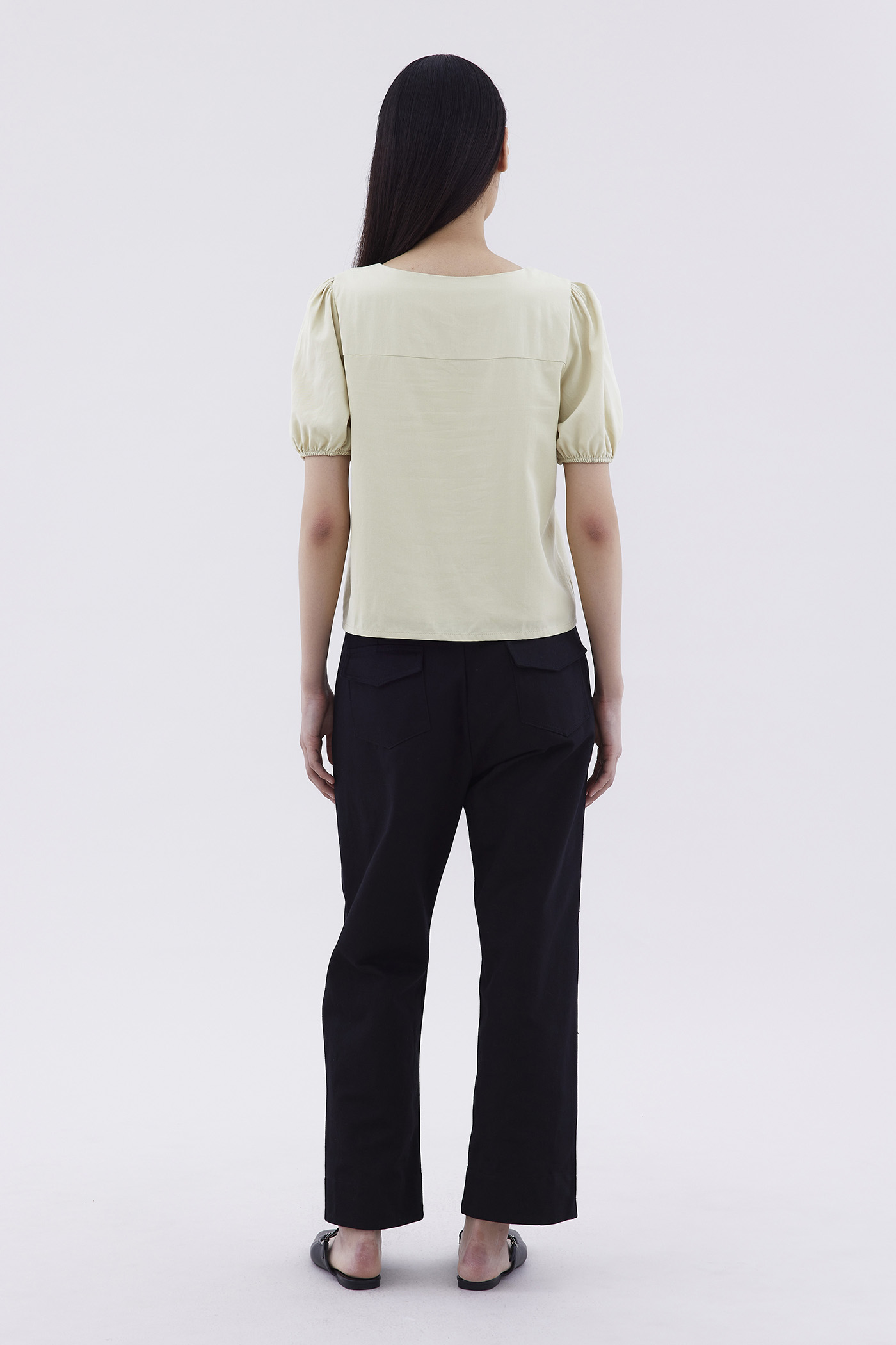 Kristel Square-Neck Top
