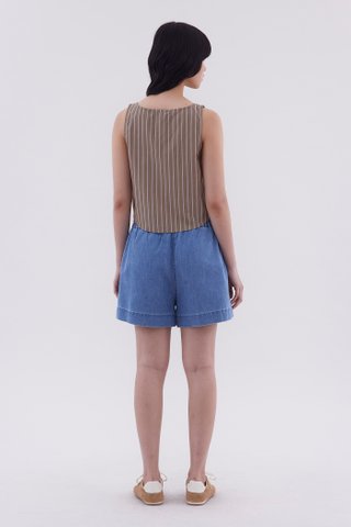 Seleve Button-Down Relaxed Top