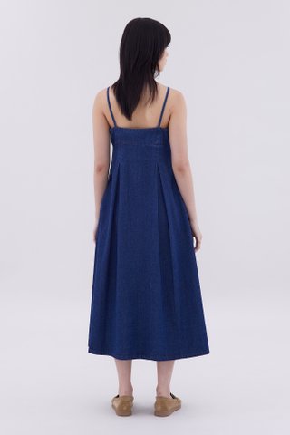Faye Bustier Pleated Dress