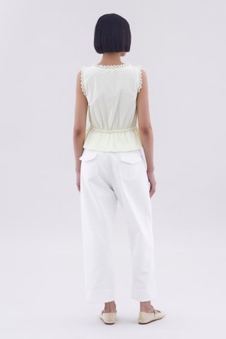 Leadow Lace-Trim Top