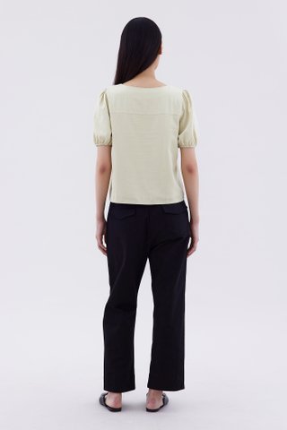 Kristel Square-Neck Top