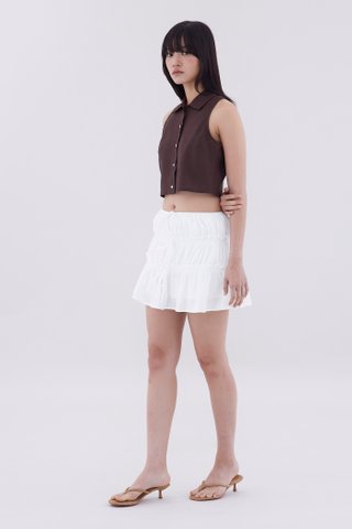 Kaize Collared Crop Top