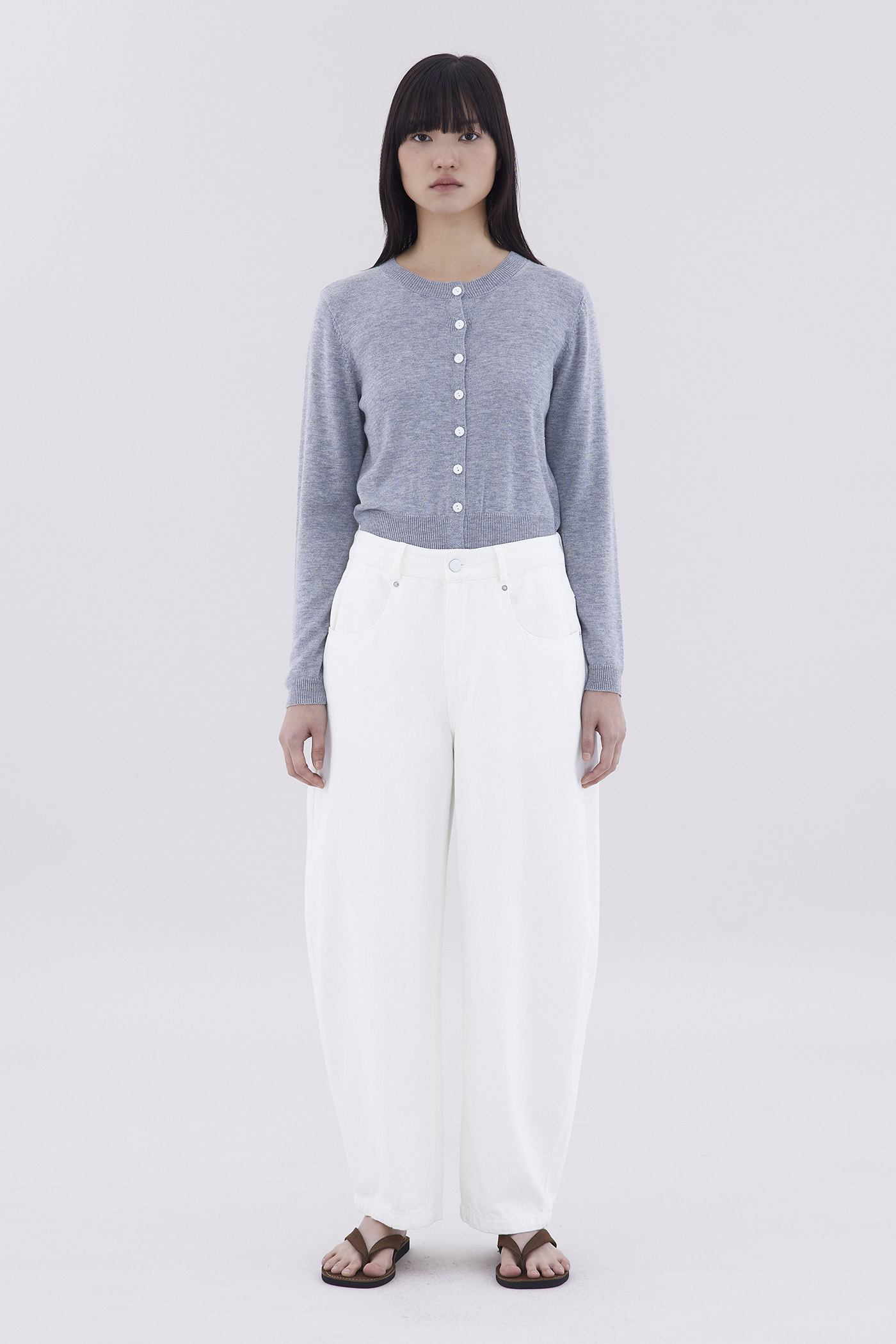Keara Mid-Rise Barrel Leg Jeans