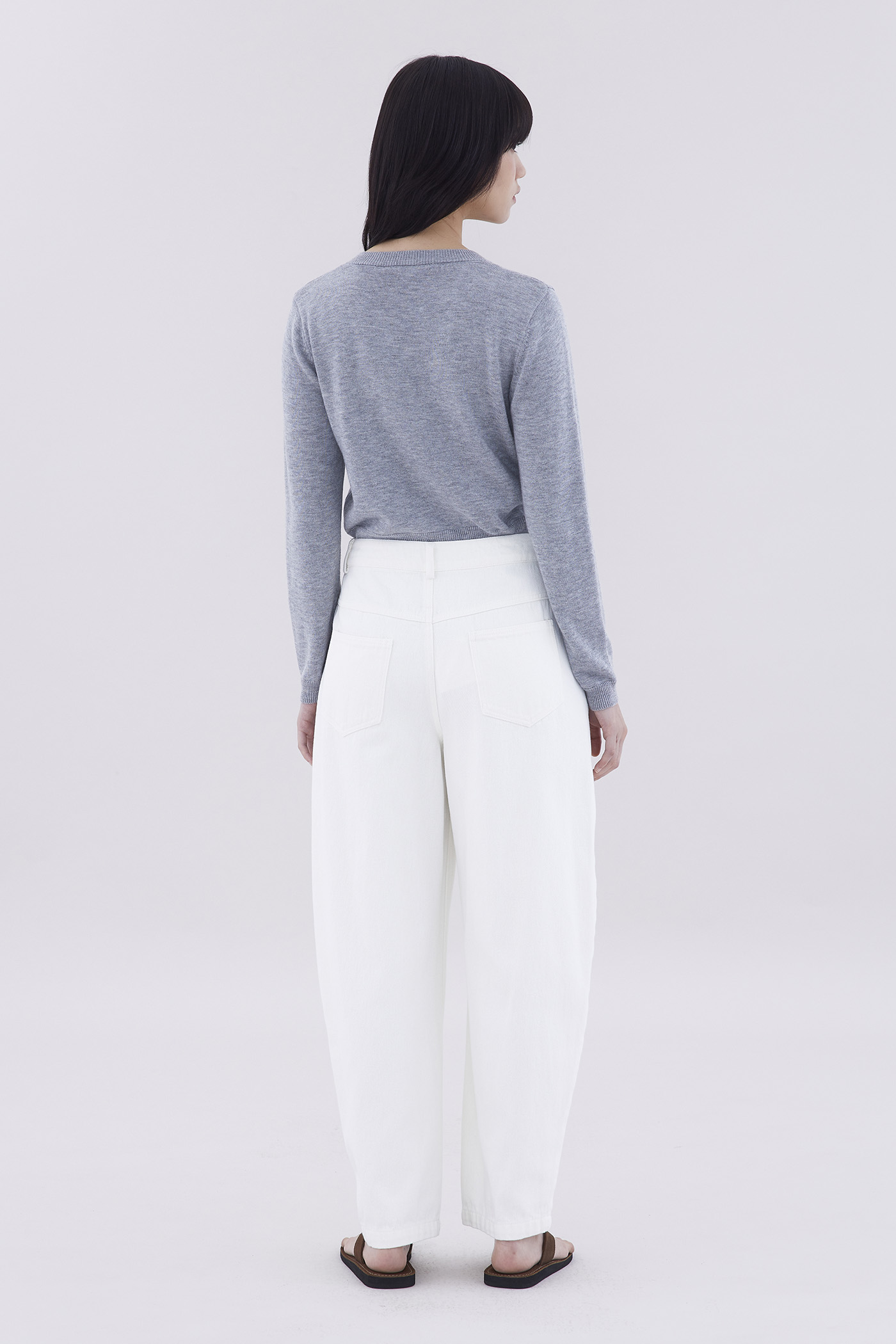 Keara Mid-Rise Barrel Leg Jeans