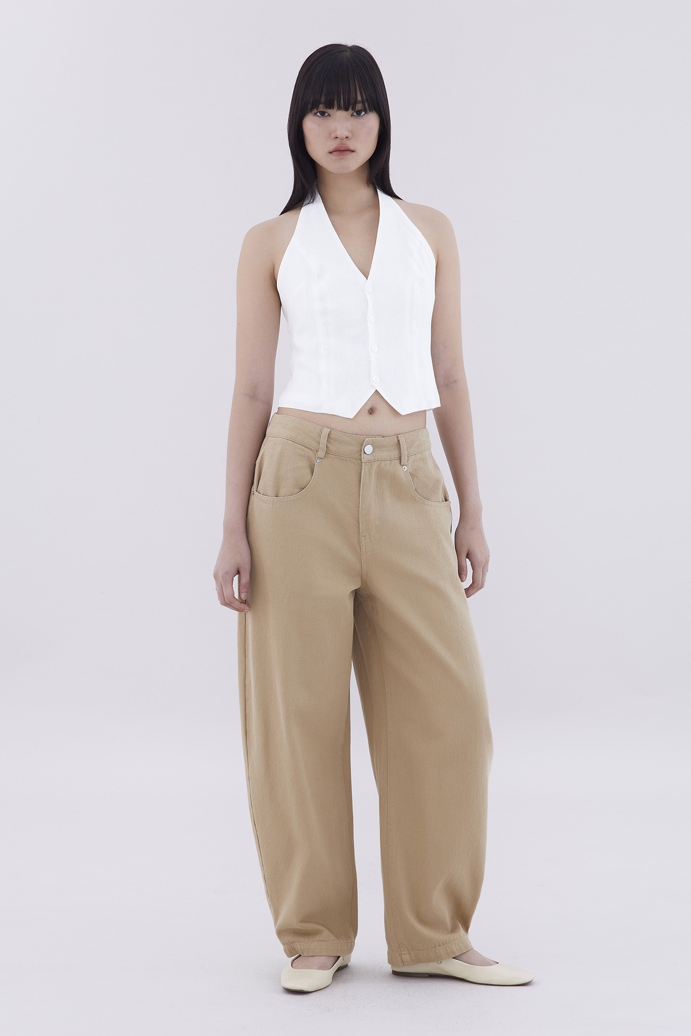 Keara Mid-Rise Barrel Leg Jeans