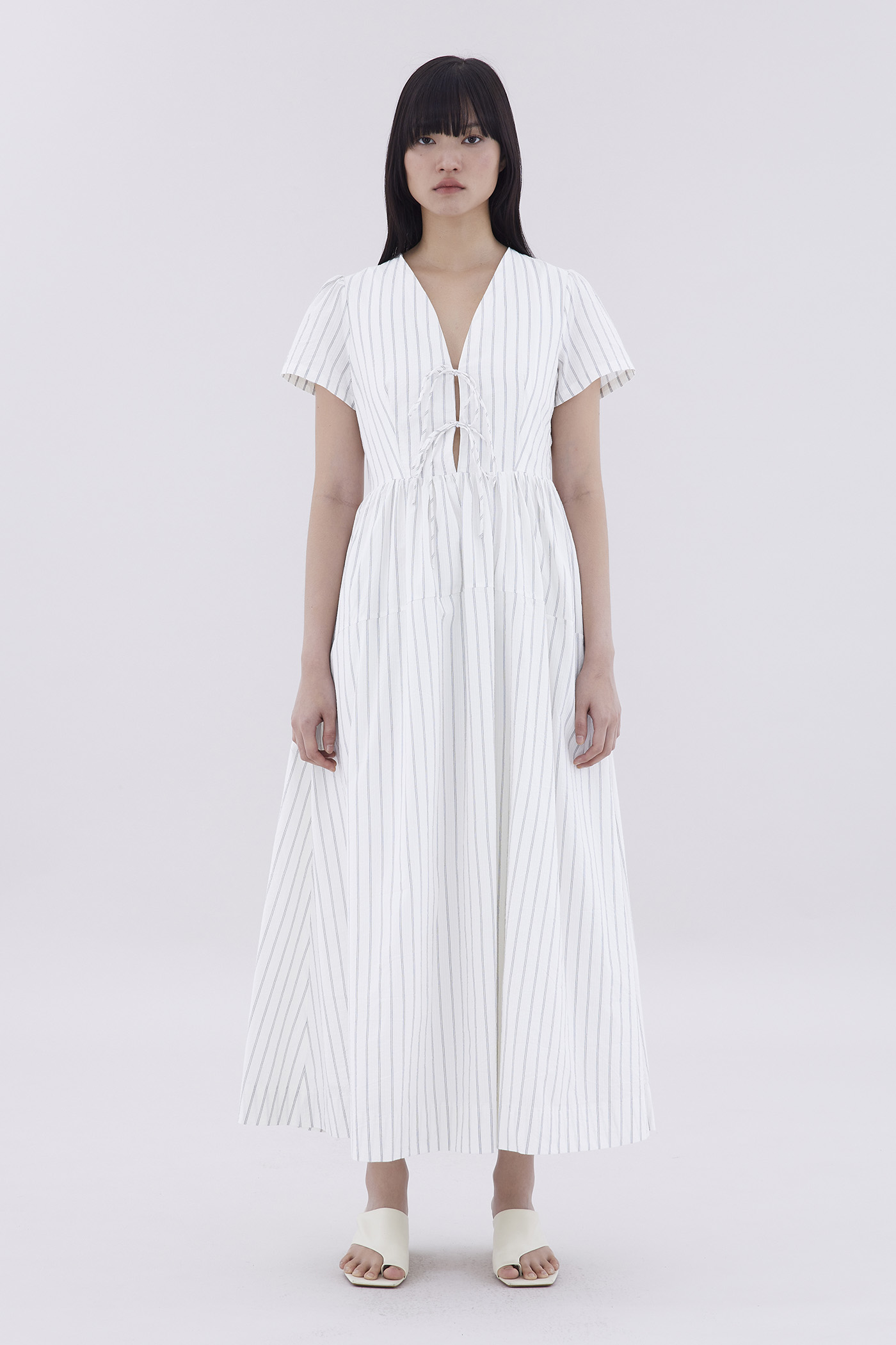 Ravora Tie-Front Dress