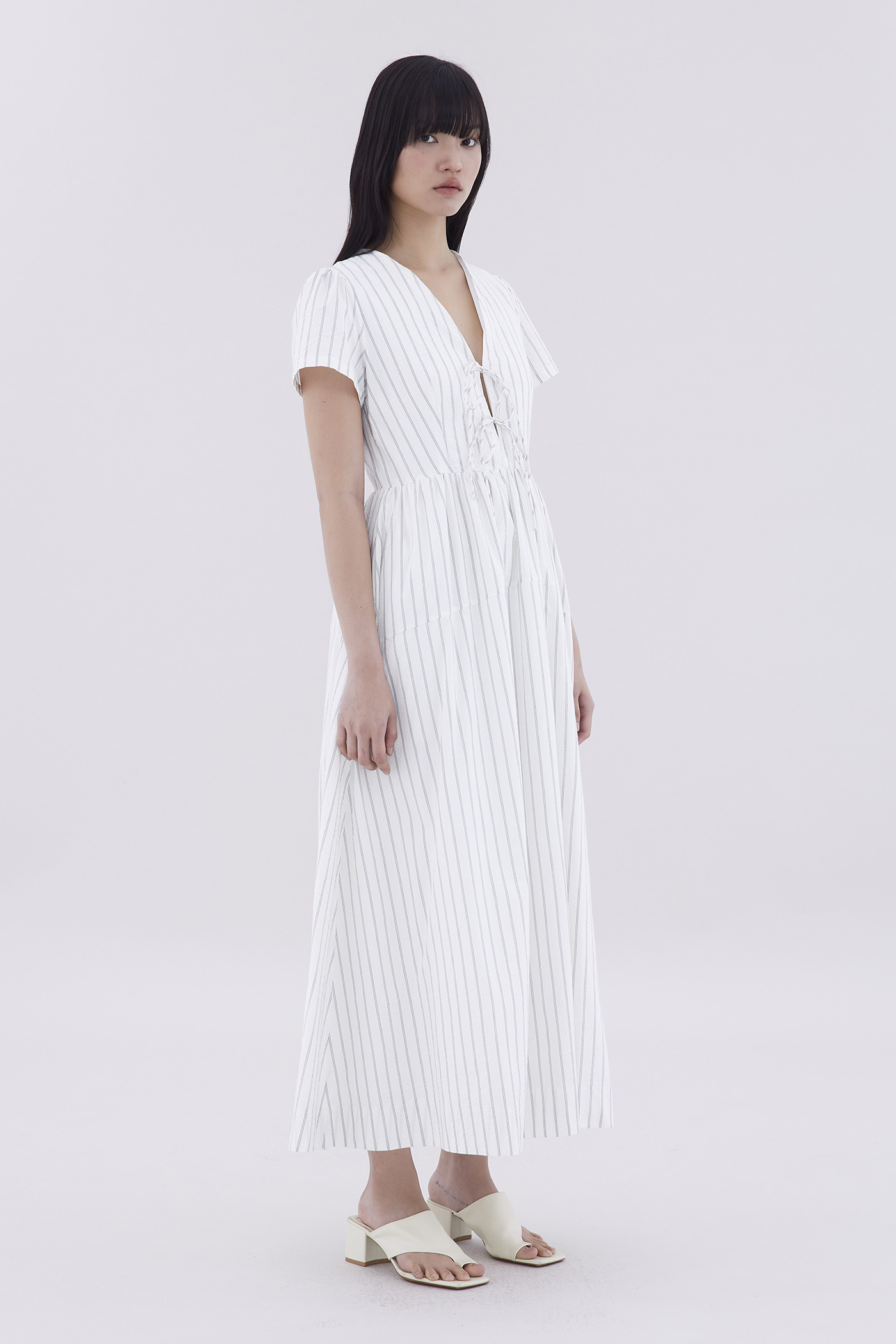 Ravora Tie-Front Dress