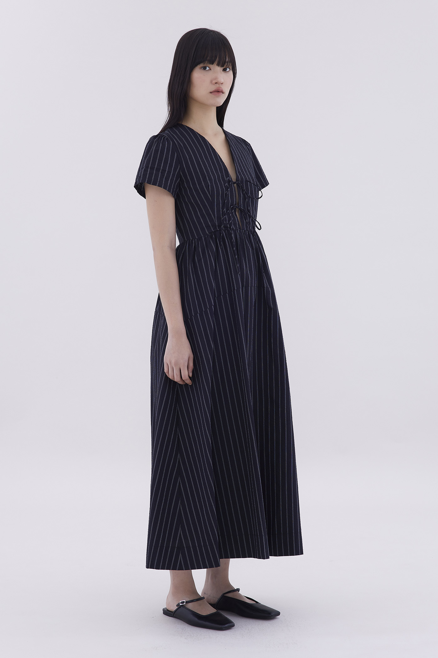 Ravora Tie-Front Dress