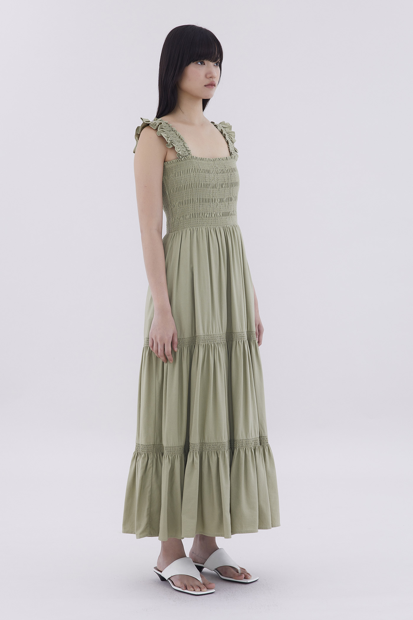 Finela Smock Tiered Dress