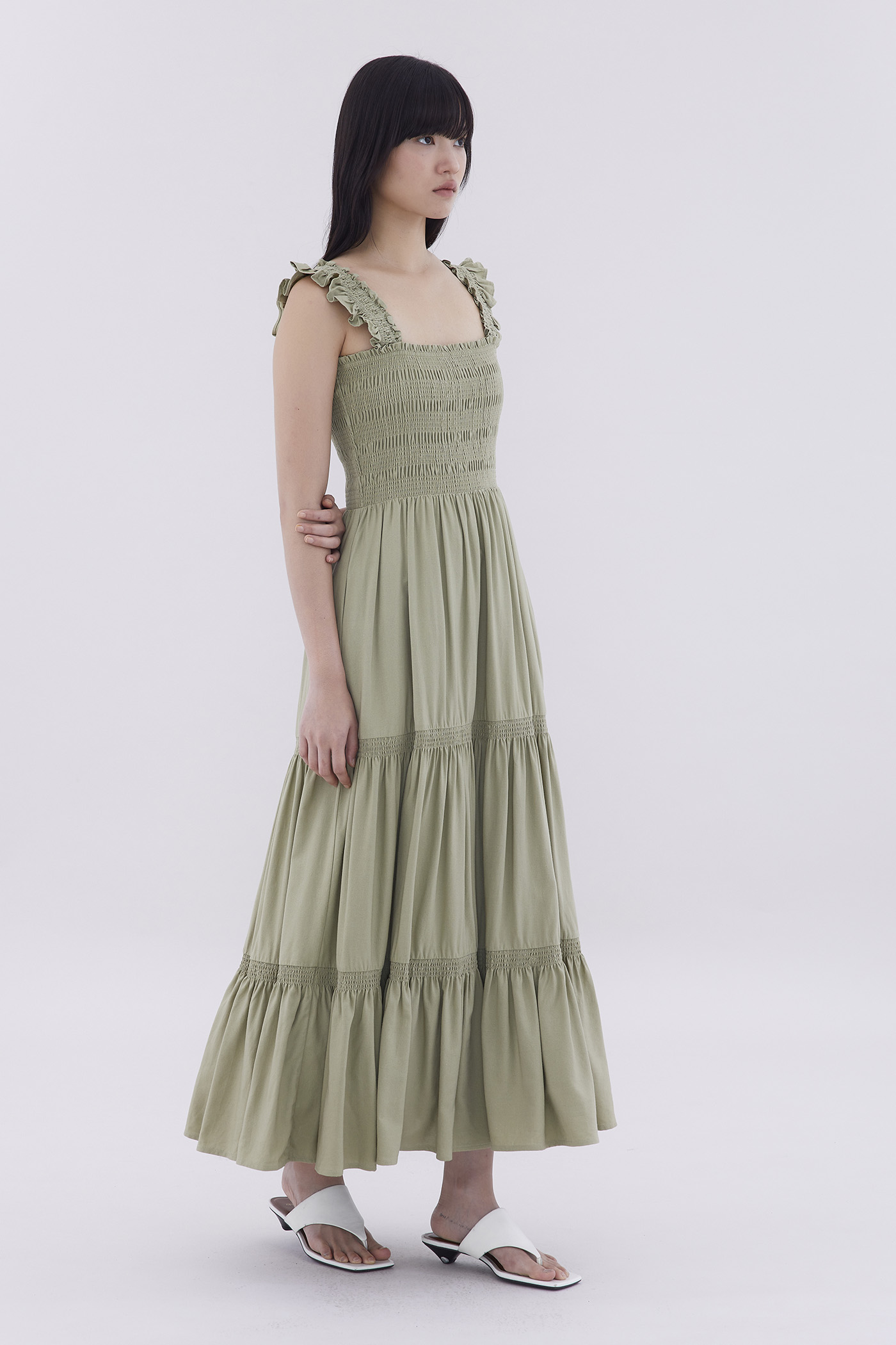 Finela Smock Tiered Dress